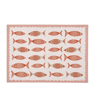 Tilapia Aqua Placemat, Set of 4