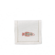 Load image into Gallery viewer, Tilapia Blush Cocktail Napkins, Set of 6