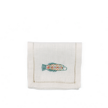 Load image into Gallery viewer, Tilapia Aqua Cocktail Napkins, Set of 6