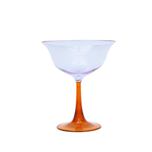 Cosimo Violet & Amber Wine Glass, Set of 6