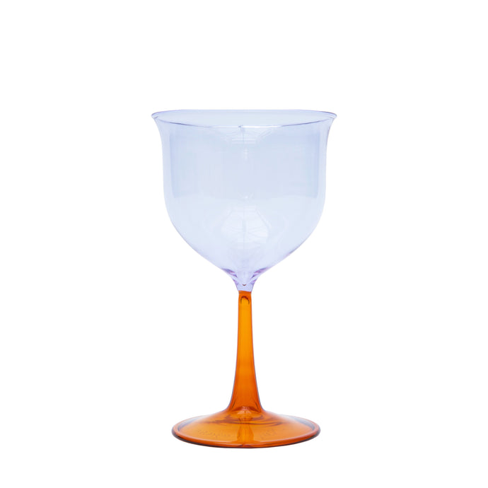 Cosimo Violet & Amber Wine Glass, Set of 6