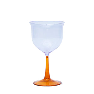 Cosimo Violet & Amber Coupe, Set of 6