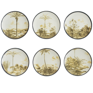 Las Palmas Dessert Plate 3, Set of 6