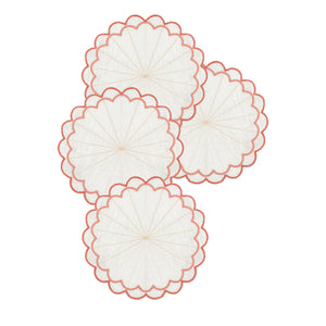 Escamas Coral Placemat, Set of 4