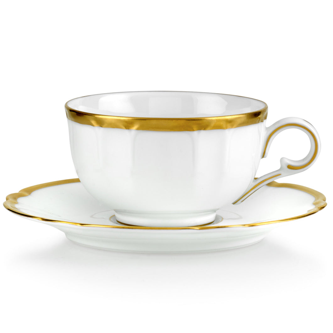 Colette Gold Tea Cup & Saucer