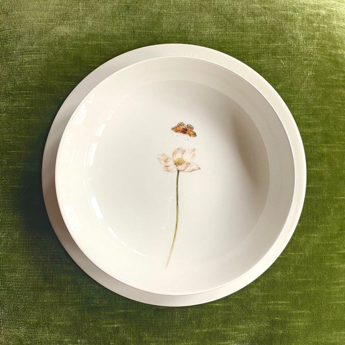 Bloom Silybum Marianum & Iris Soup Plates, Set of 2