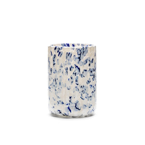 Macchia su Macchia Ivory & Blue Glass Mix, Set of 6