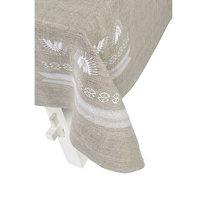 Nubia Natural Tablecloth