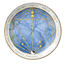 Load image into Gallery viewer, Zodiac Sky Dessert Plate, Set of 6