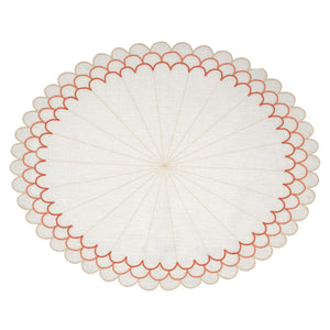 Escamas Coral Placemat, Set of 4