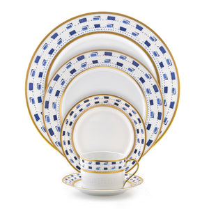 La Bocca Blue Dinner Plate