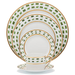 La Bocca Green Dessert Plate