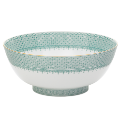 Green Lace Round Bowl