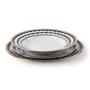 Scallop Soup Plate, Set of 2