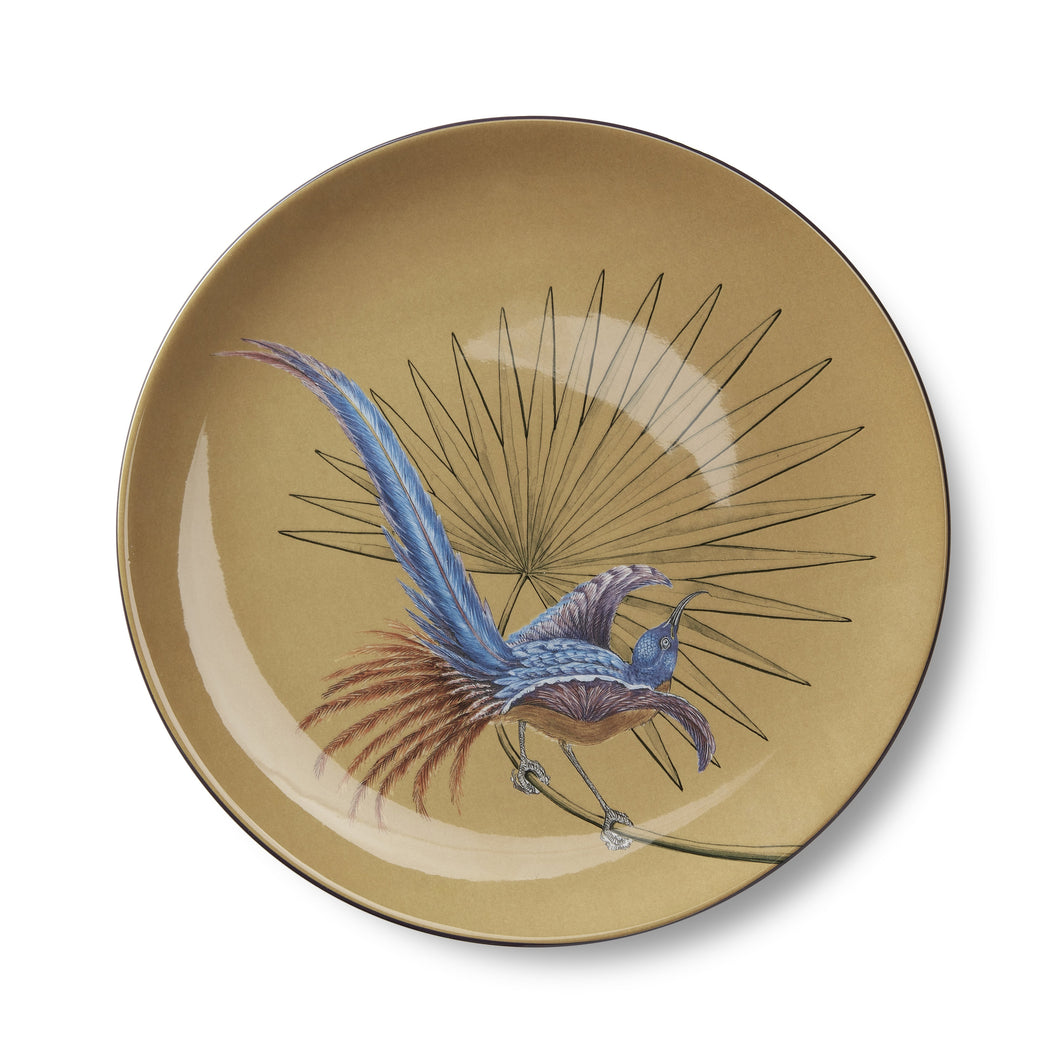 Birds of Paradise Ochre Plate
