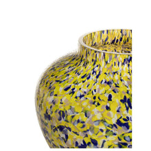 Load image into Gallery viewer, Macchia su Macchia Yellow &amp; Blue Large Olla Vase
